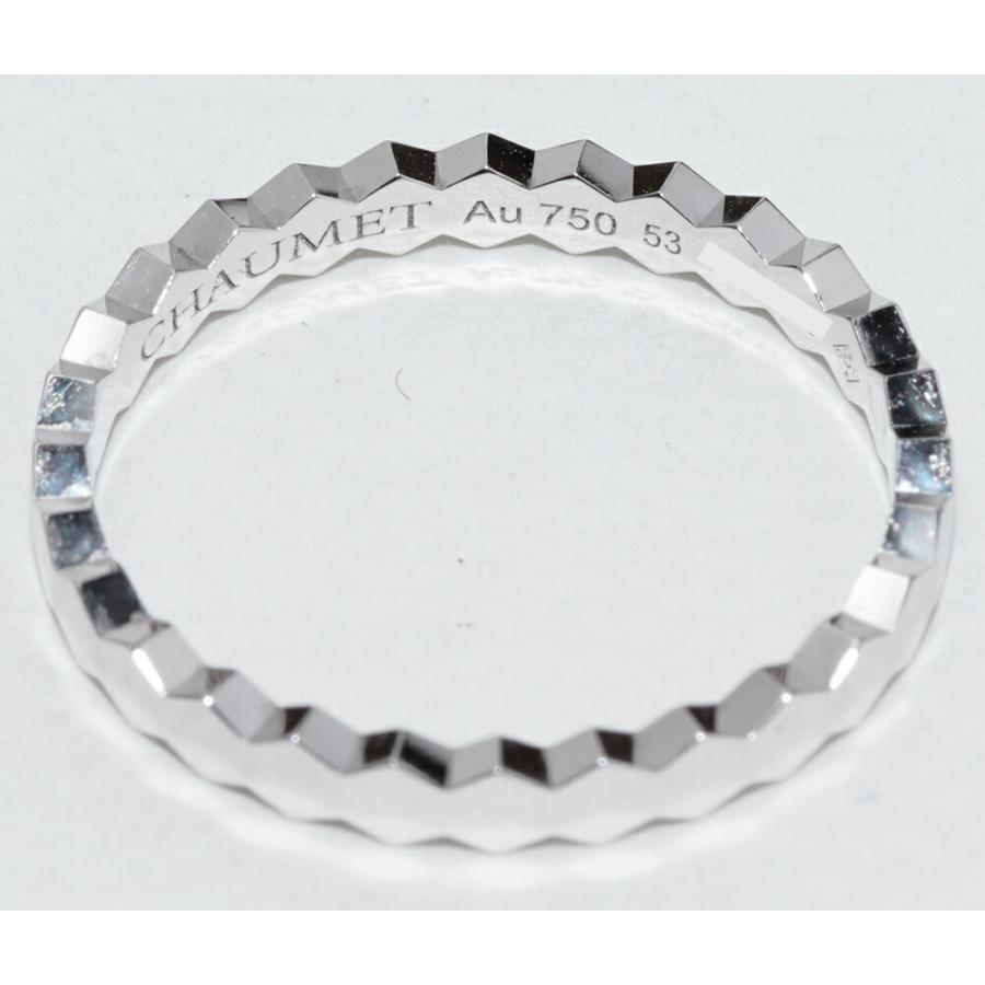CHAUMET（ショーメ） 指輪 K18WG ビードゥショーメ ビーマイラブ