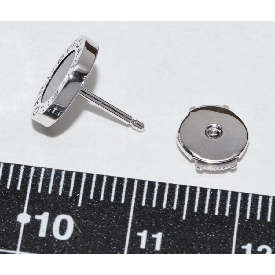 BVLGARI（ブルガリ） ピアス K18WG オニキス ブルガリブルガリ