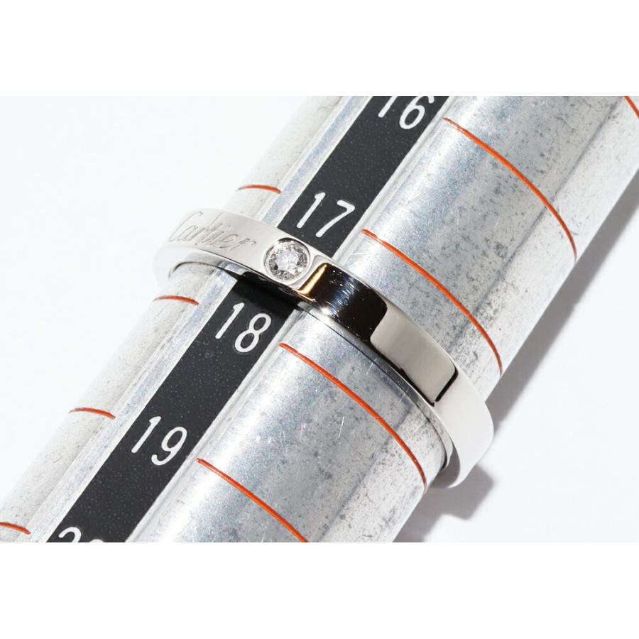 Cartier（カルティエ） 指輪 Pt950 ダイヤ2P(0.07ct) Cドゥカルティエ 