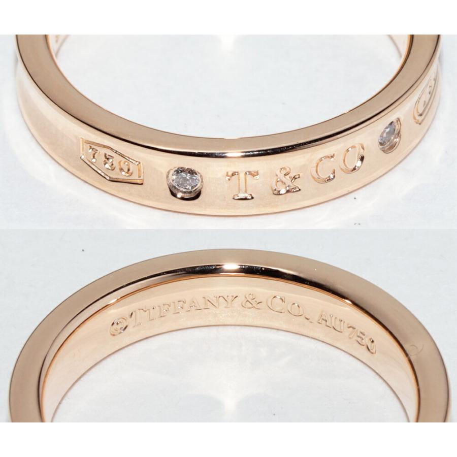 ティファニー 指輪 K18PG ダイヤ2P 1837 ナロー リング : たかみ質店