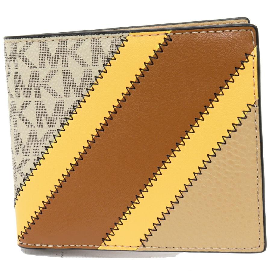 MICHAEL KORS（マイケルコース） 二つ折り財布(小銭入れあり) クーパー ビルフォールド ウィズ コインポケット PVCキャンバス レザー  イエロー(イエローxベージュ) 36R3LCOF3U : たかみ質店 Yahoo!店 - 通販 - Yahoo!ショッピング