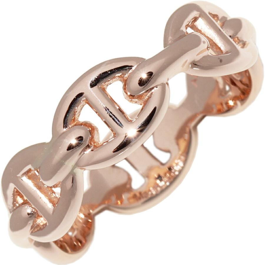 HERMES（エルメス） 指輪 K18PG シェーヌダンクル アンシェネ リング