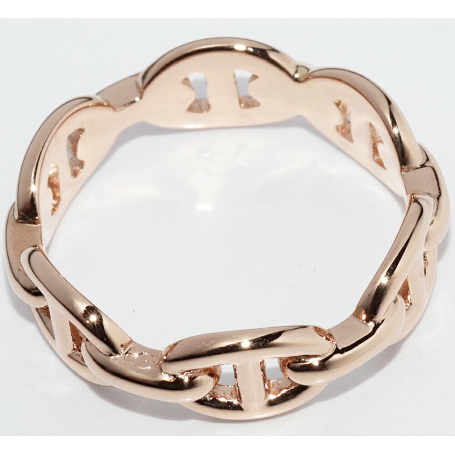 HERMES（エルメス） 指輪 K18PG シェーヌダンクル アンシェネ リング