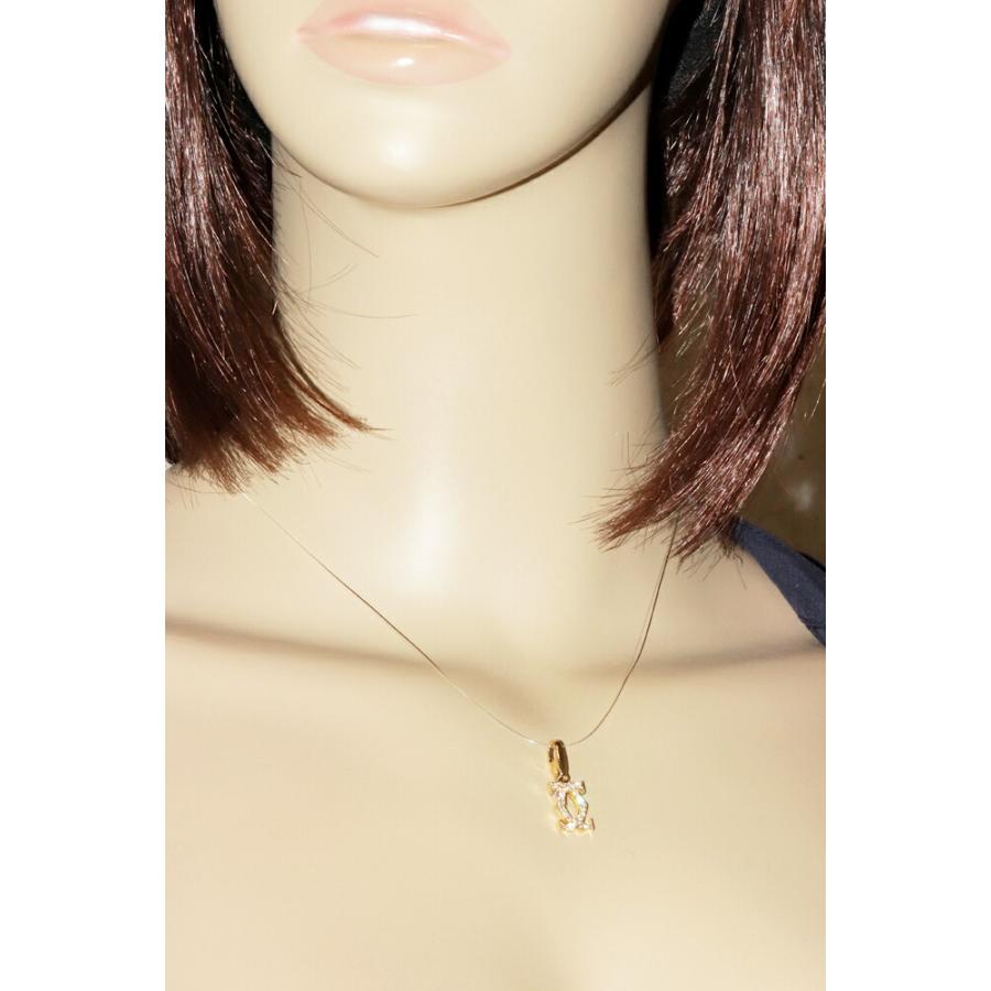 Cartier（カルティエ） K18YG ダイヤ24P 2Cチャーム フルダイヤ B30102