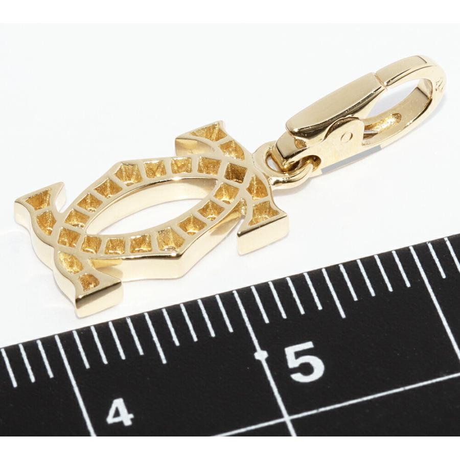Cartier（カルティエ） K18YG ダイヤ24P 2Cチャーム フルダイヤ B30102