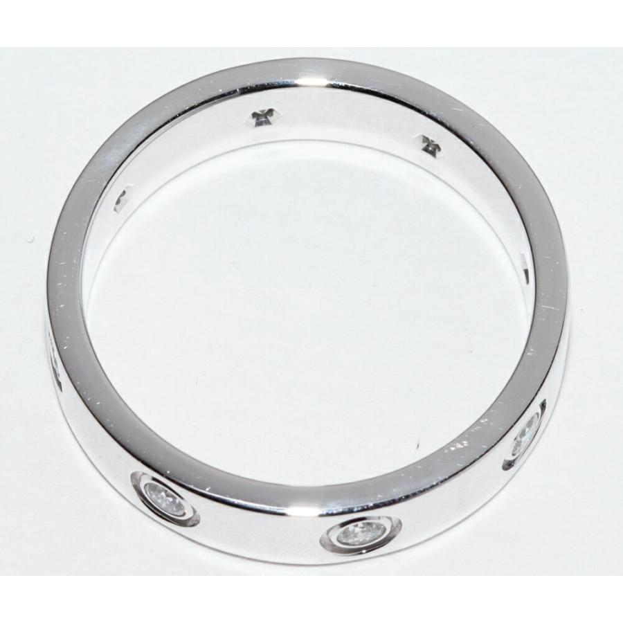 Cartier（カルティエ） K18WG ダイヤ8P(0.19ct) ラブリング スモール