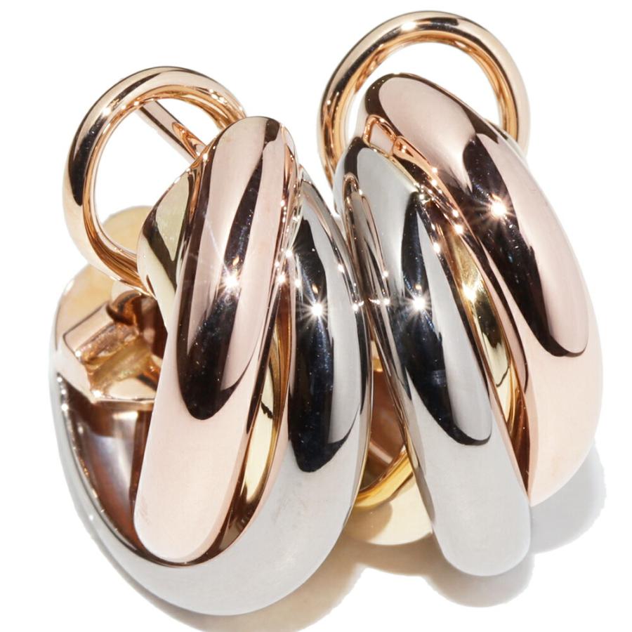 Cartier トリニティ ピアス 証明書付き 楽天市場】(美品)カルティエ CARTIER トリニティ ダイヤ ピアス 3連 3