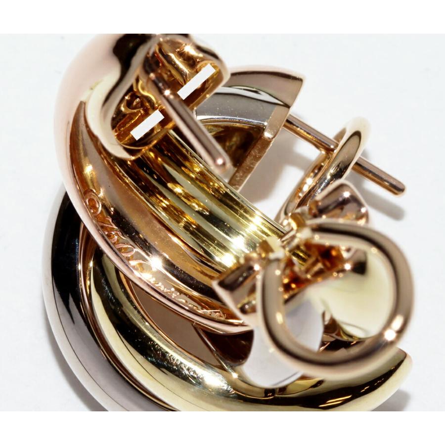 Cartier（カルティエ） ピアス K18YG K18WG K18PG トリニティピアス