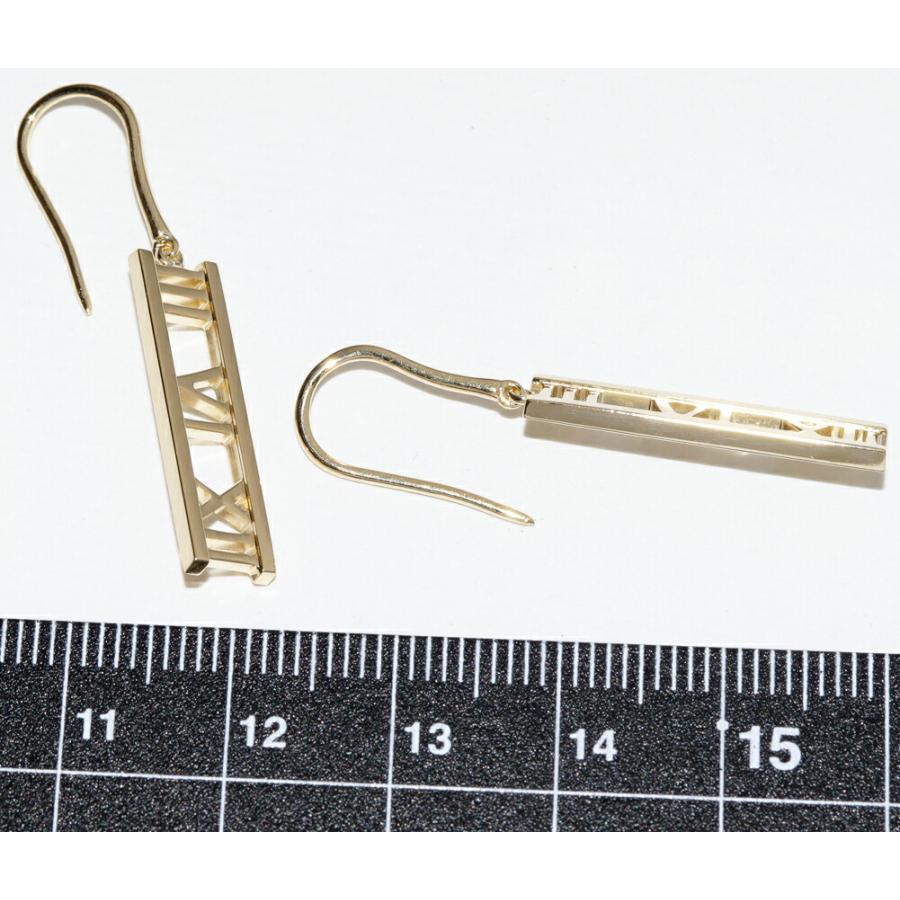 ティファニー K18YG オープンアトラス バー ピアス : たかみ質店 Yahoo