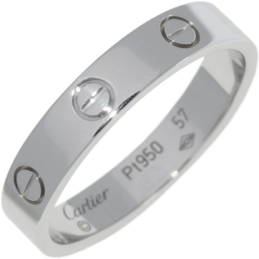 Cartier（カルティエ） 指輪 Pt950 ラブリング スモールモデル