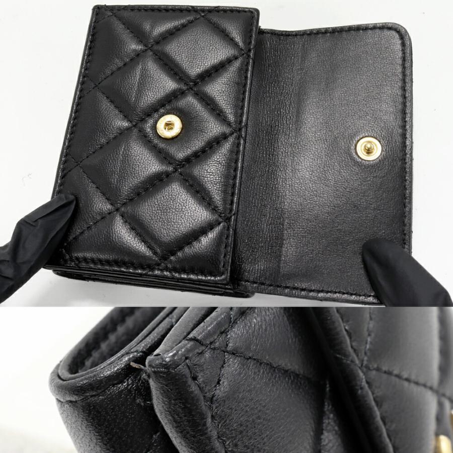 CHANEL（シャネル） 三つ折り財布(小銭入れあり) アイコニックプリント