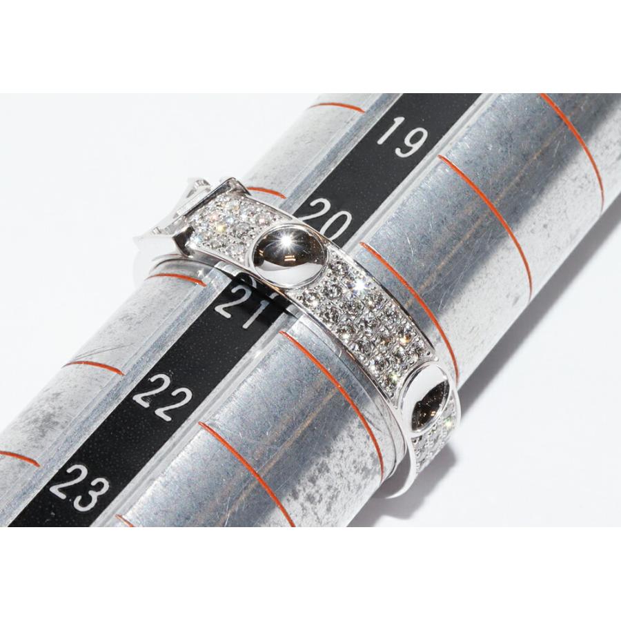 LOUIS VUITTON（ルイ・ヴィトン） 指輪 K18WG パヴェダイヤ約0.70ct