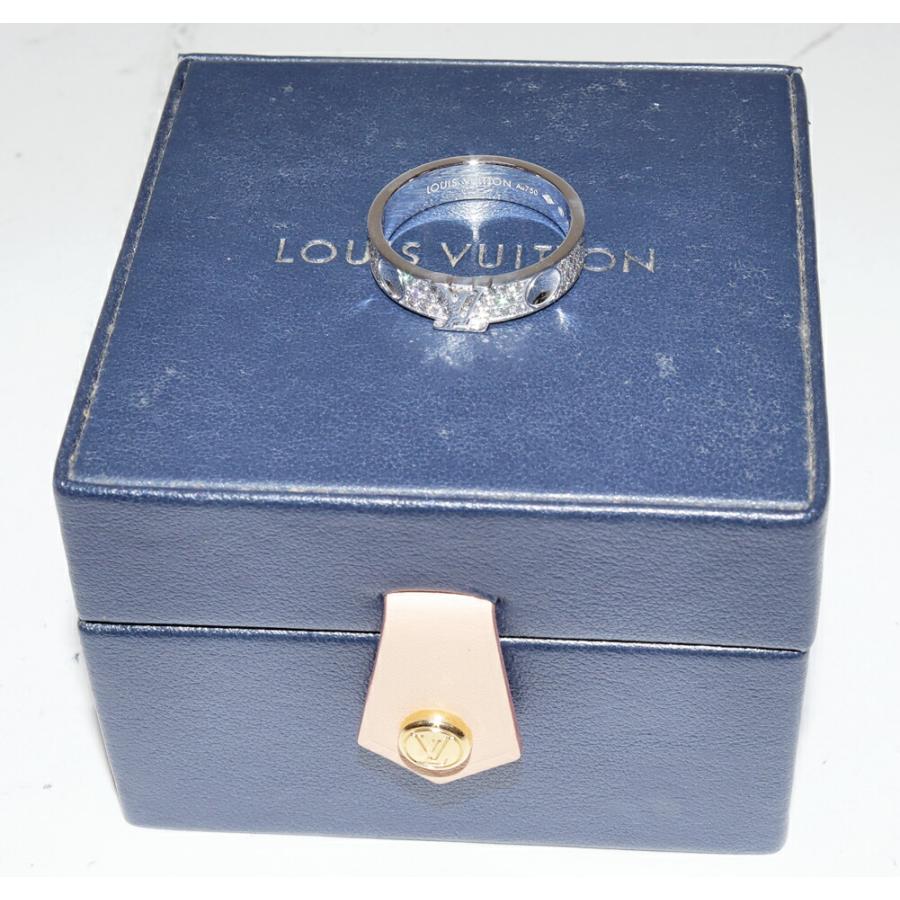 LOUIS VUITTON（ルイ・ヴィトン） 指輪 K18WG パヴェダイヤ約0.70ct