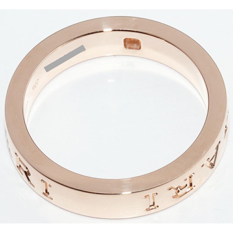 BVLGARI（ブルガリ） K18PG ダイヤ1P ビーゼロワンリング