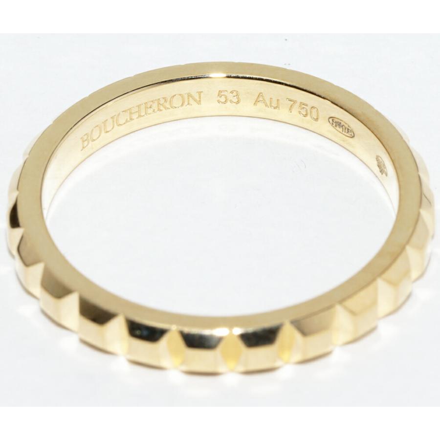 ブシュロン 指輪 K18YG キャトル クルドパリ リング ミディアム