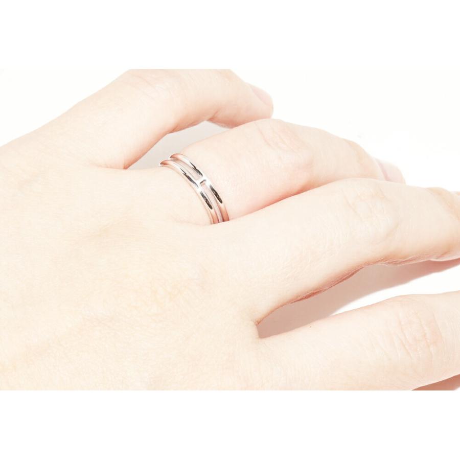 HERMES（エルメス） 指輪 K18WG アリアンヌ ウェディング リング