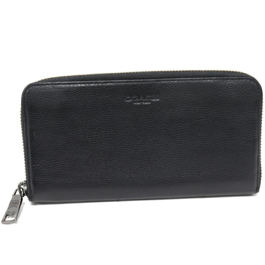COACH（コーチ） アコーディオンウォレット カーフレザー 黒 F58102