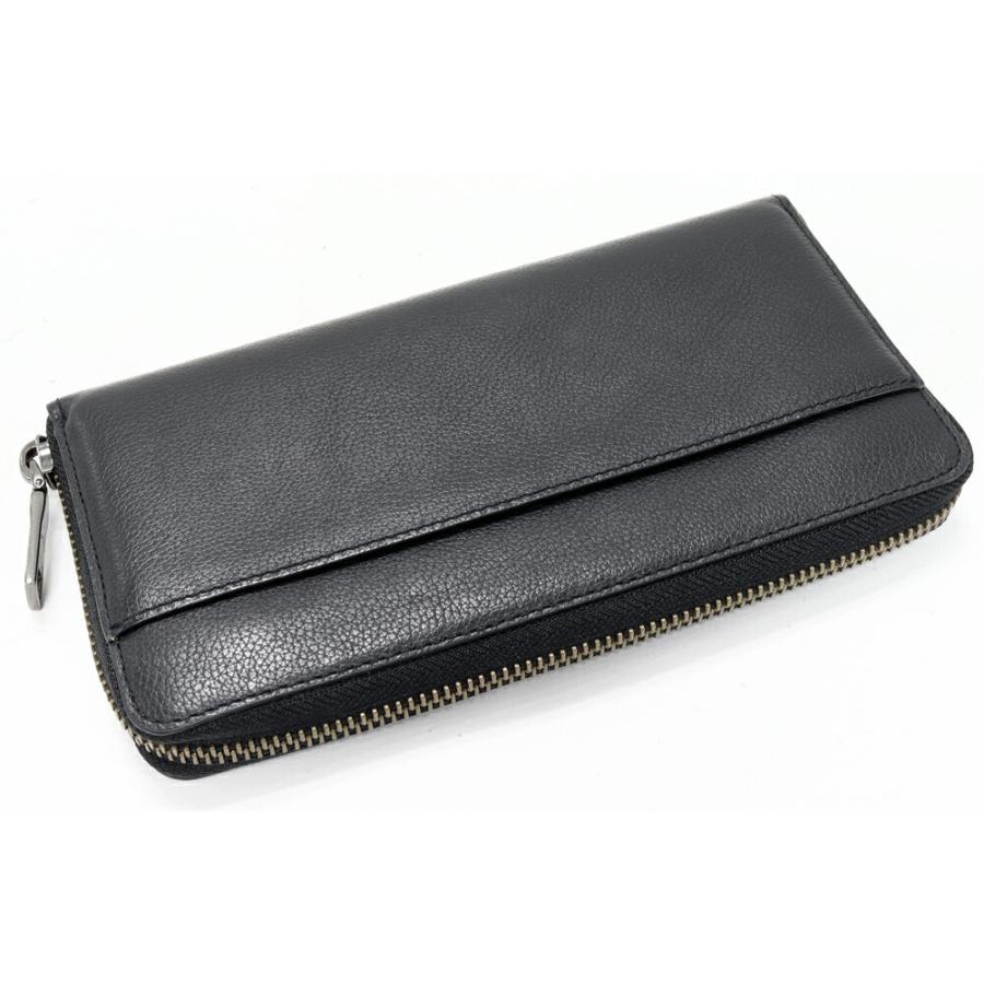 COACH（コーチ） アコーディオンウォレット カーフレザー 黒 F58102