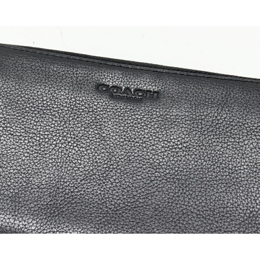 COACH（コーチ） アコーディオンウォレット カーフレザー 黒 F58102