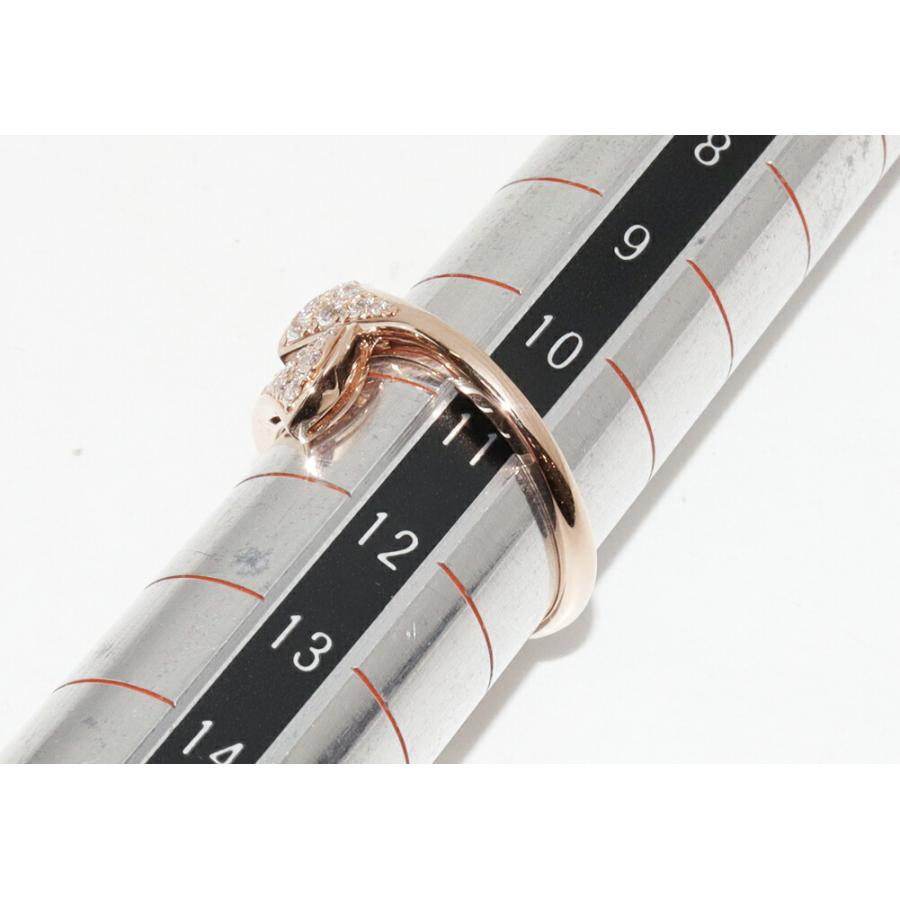 BVLGARI（ブルガリ） 指輪 K18PG ダイヤ14P(0.17ct) ディーヴァ