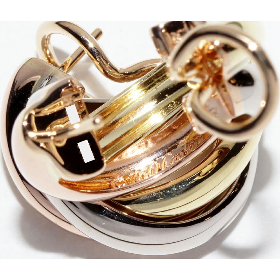 Cartier（カルティエ） ピアス K18YG K18WG K18PG トリニティピアス