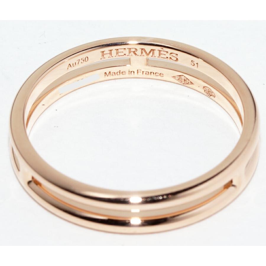 HERMES（エルメス） 指輪 K18PG アリアンヌ リング H119836B 00051