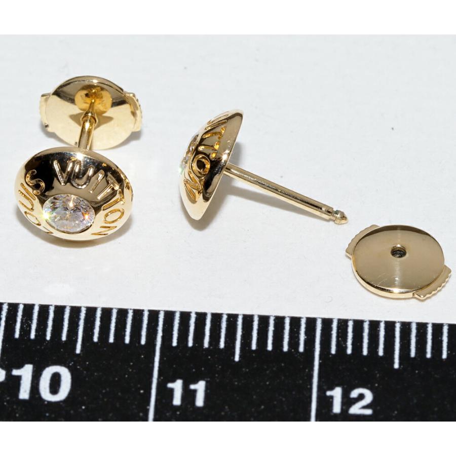 LOUIS VUITTON（ルイ・ヴィトン） ピアス K18YG ダイヤ2P ピュス
