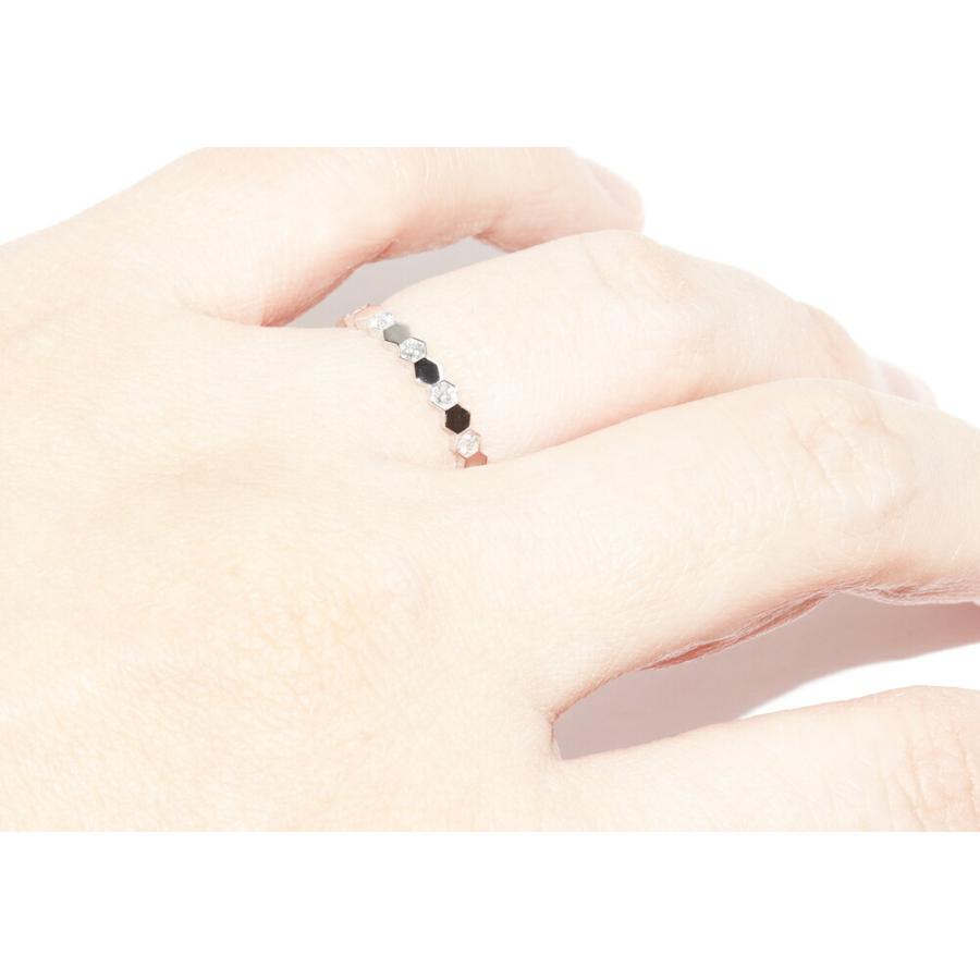 CHAUMET（ショーメ） 指輪 K18WG ダイヤ14P(0.21ct) ビードゥショーメ