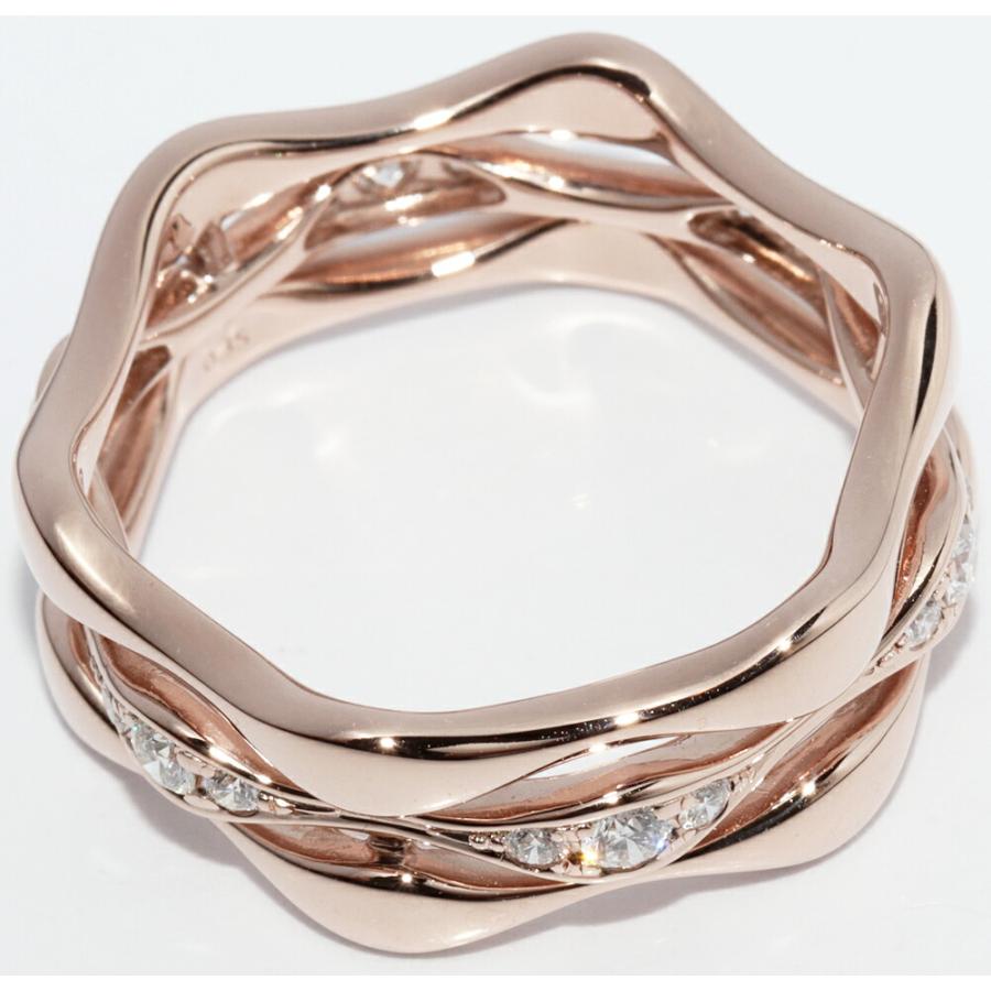 TASAKI（タサキ） 指輪 K18SG(K18PG) ダイヤ0.35ct アルーアラベッロ