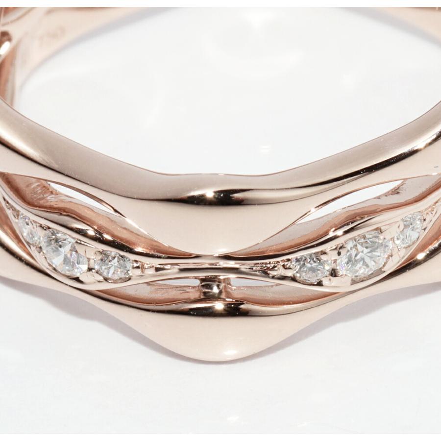 TASAKI（タサキ） 指輪 K18SG(K18PG) ダイヤ0.35ct アルーアラベッロ