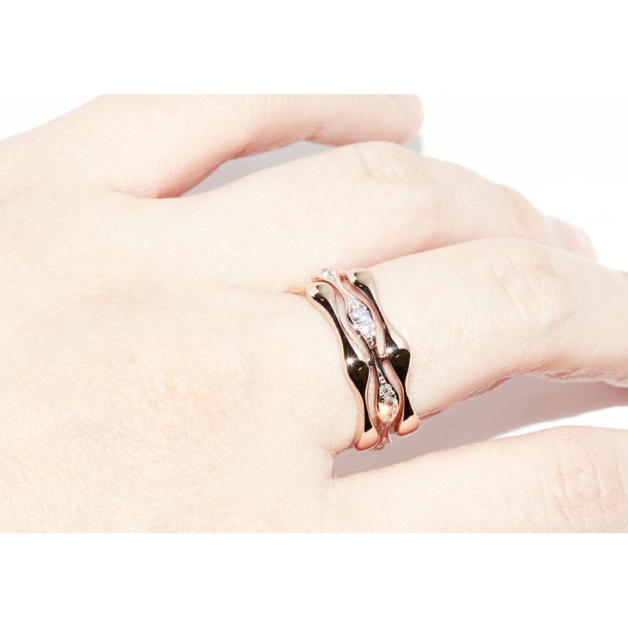 TASAKI（タサキ） 指輪 K18SG(K18PG) ダイヤ0.35ct アルーアラベッロ