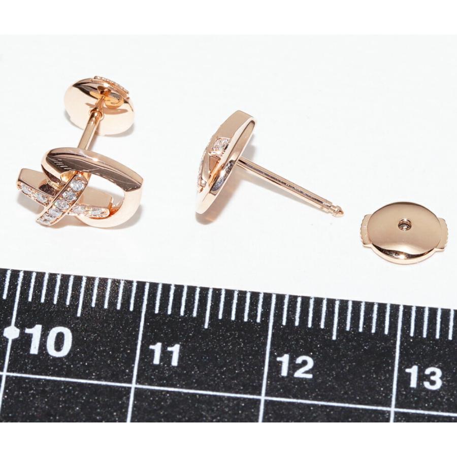CHAUMET（ショーメ） ピアス K18PG ダイヤ20P リアン ドゥ ハート