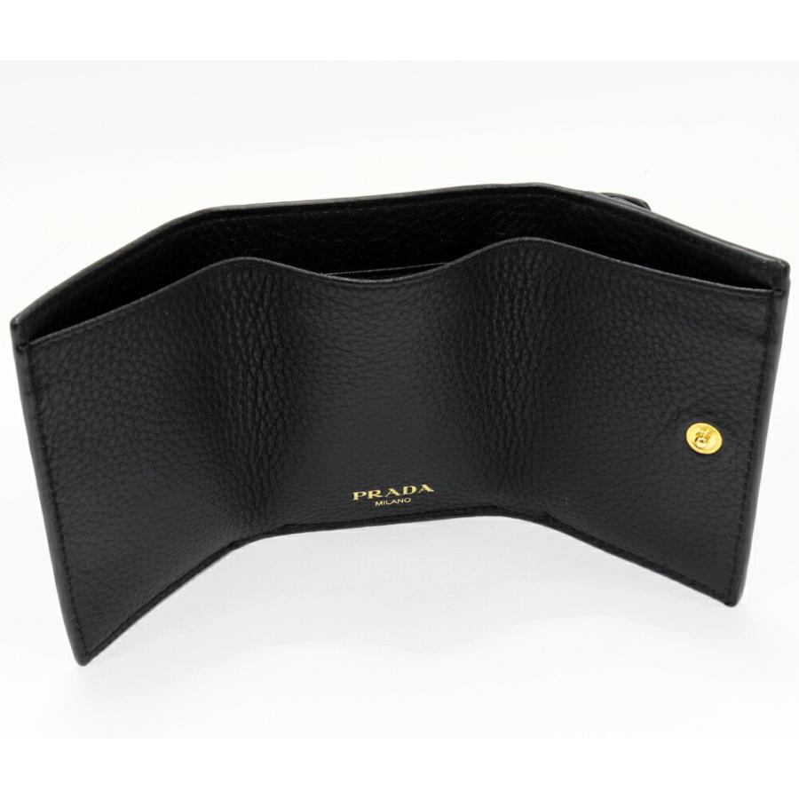 PRADA（プラダ） 三つ折り財布(小銭入れあり) ヴィッテログレイン