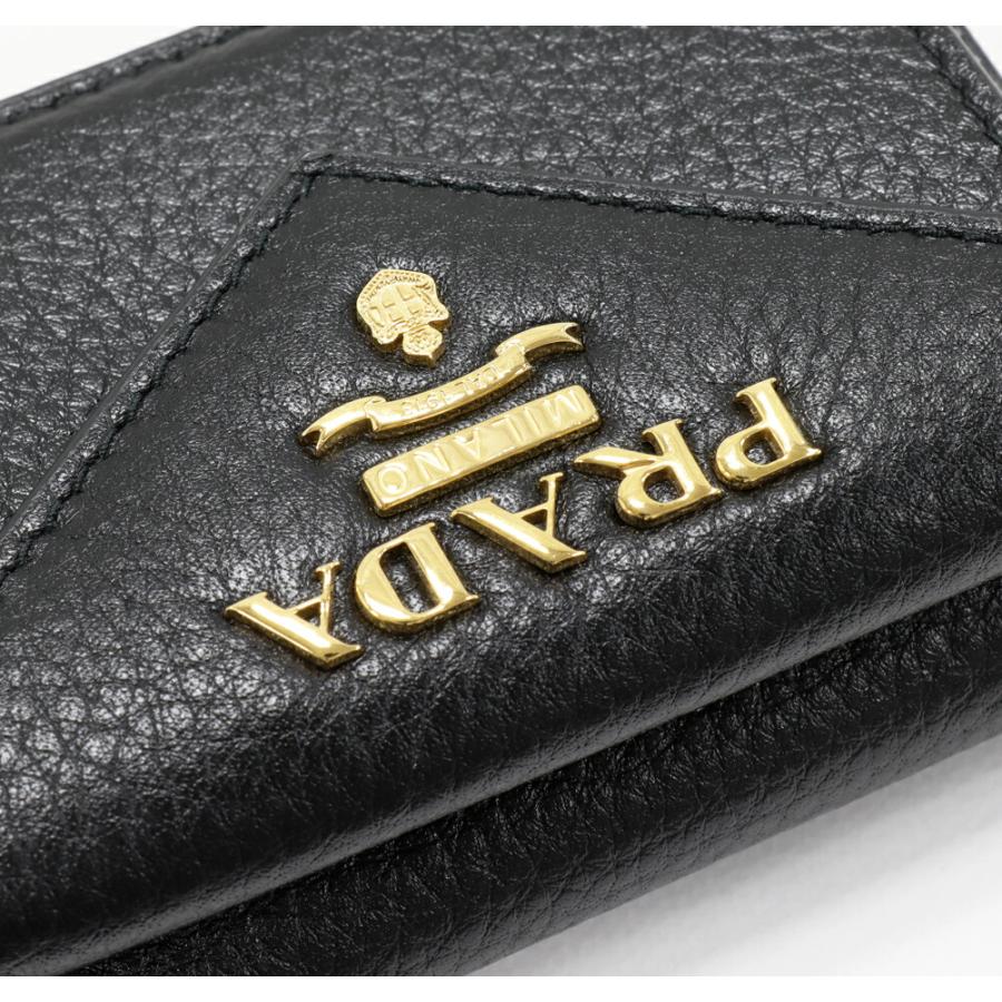 PRADA（プラダ） 三つ折り財布(小銭入れあり) ヴィッテログレイン