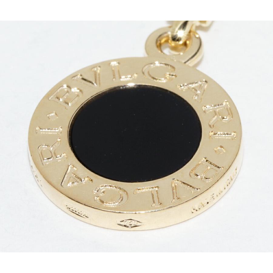 BVLGARI（ブルガリ） チャーム K18YG オニキス ブルガリブルガリ