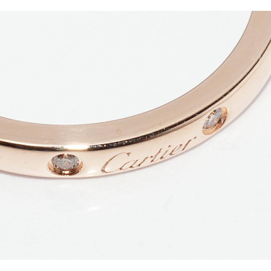 Cartier（カルティエ） 指輪 K18PG ダイヤ3P(0.01ct) バレリーナ