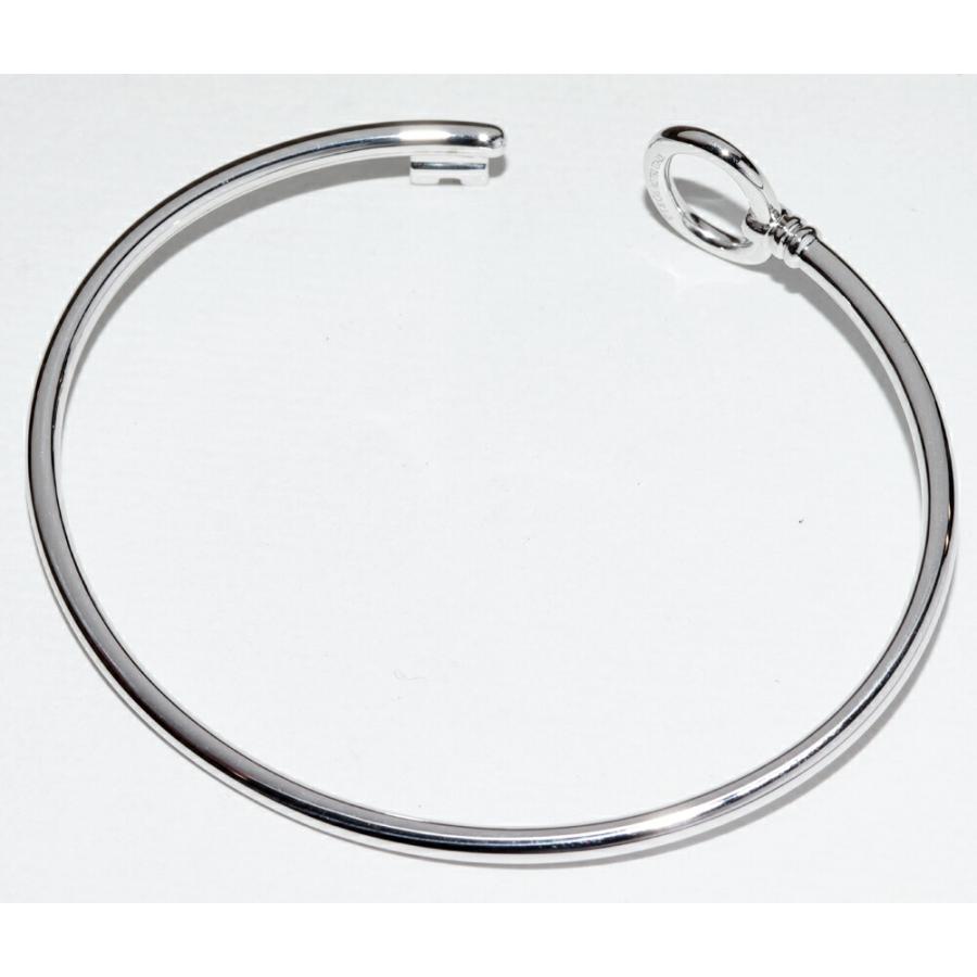 ティファニー バングル K18WG オーバル キー ワイヤー : たかみ質店