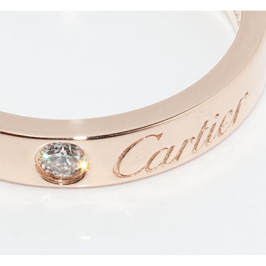 Cartier（カルティエ） K18PG ダイヤ1P(0.03ct) Cドゥカルティエ 