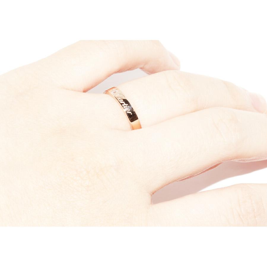 Cartier（カルティエ） K18PG ダイヤ1P(0.03ct) Cドゥカルティエ 