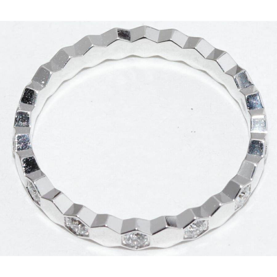 CHAUMET（ショーメ） 指輪 K18WG ダイヤ13P(0.21ct) ビードゥショーメ