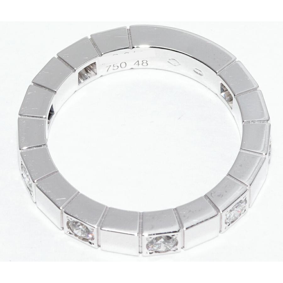 Cartier（カルティエ） K18WG ダイヤ8P ラニエールリング ハーフダイヤ