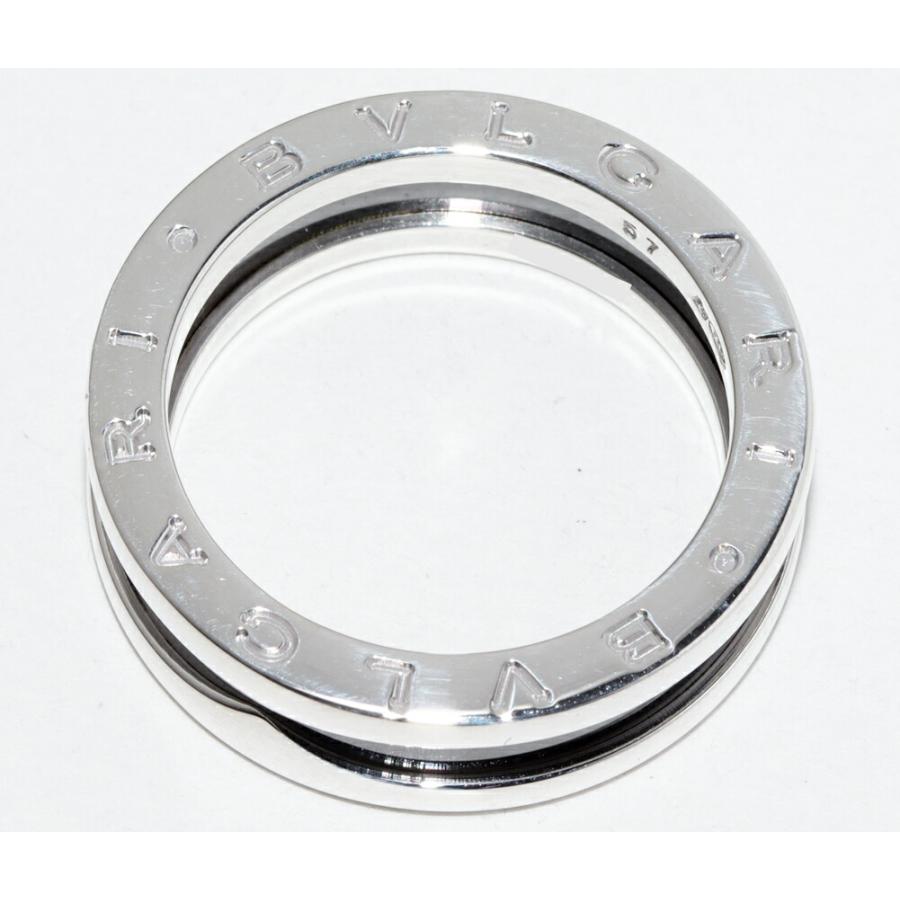 BVLGARI（ブルガリ） 指輪 SVxブラックセラミック B.zero1 ビー