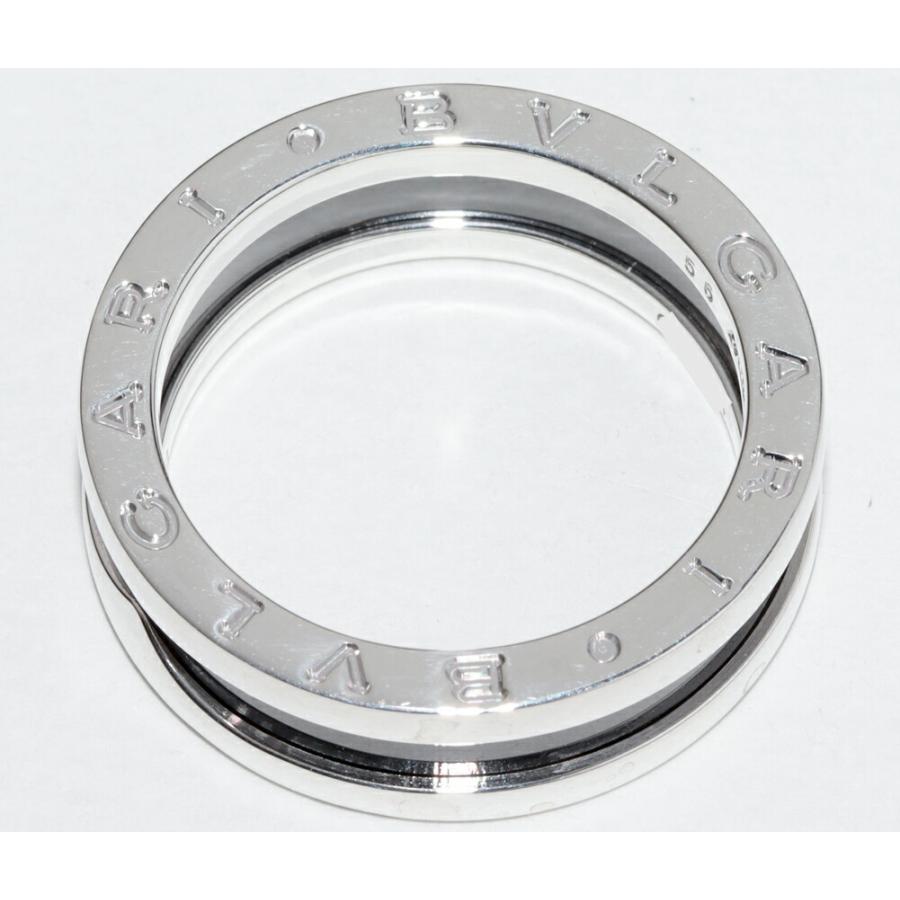 BVLGARI（ブルガリ） 指輪 SV ブラックセラミック B.zero1 ビー