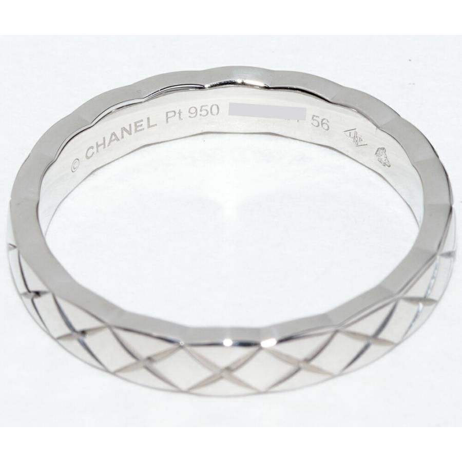 CHANEL（シャネル） 指輪 Pt950 ココクラッシュリング ミディアム