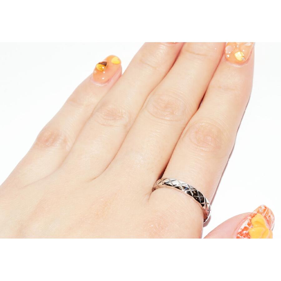 CHANEL（シャネル） 指輪 Pt950 ココクラッシュリング ミディアム