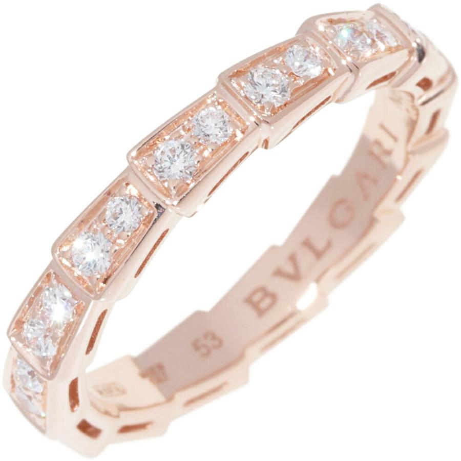 BVLGARI（ブルガリ） 指輪 K18PG ダイヤ0.48ct セルペンティ