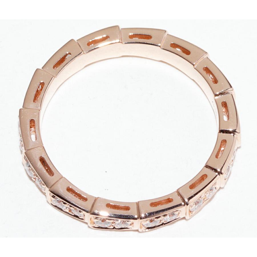 BVLGARI（ブルガリ） 指輪 K18PG ダイヤ0.48ct セルペンティ