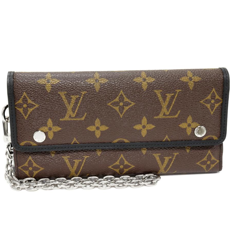 LOUIS VUITTON（ルイ・ヴィトン） チェーン付き三つ折り長財布(小銭