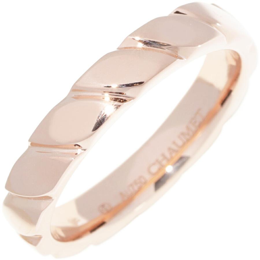 CHAUMET（ショーメ） 指輪 K18PG トルサード ドゥ マリッジリング 幅4