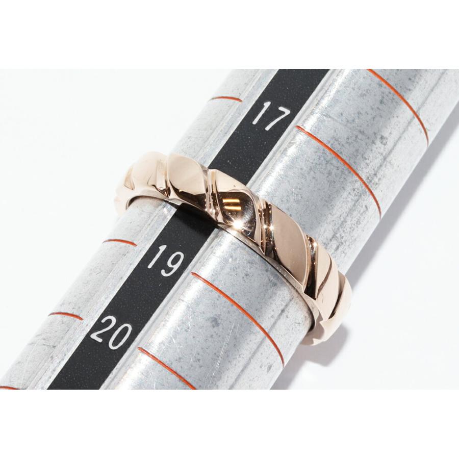 CHAUMET（ショーメ） 指輪 K18PG トルサード ドゥ マリッジリング 幅4
